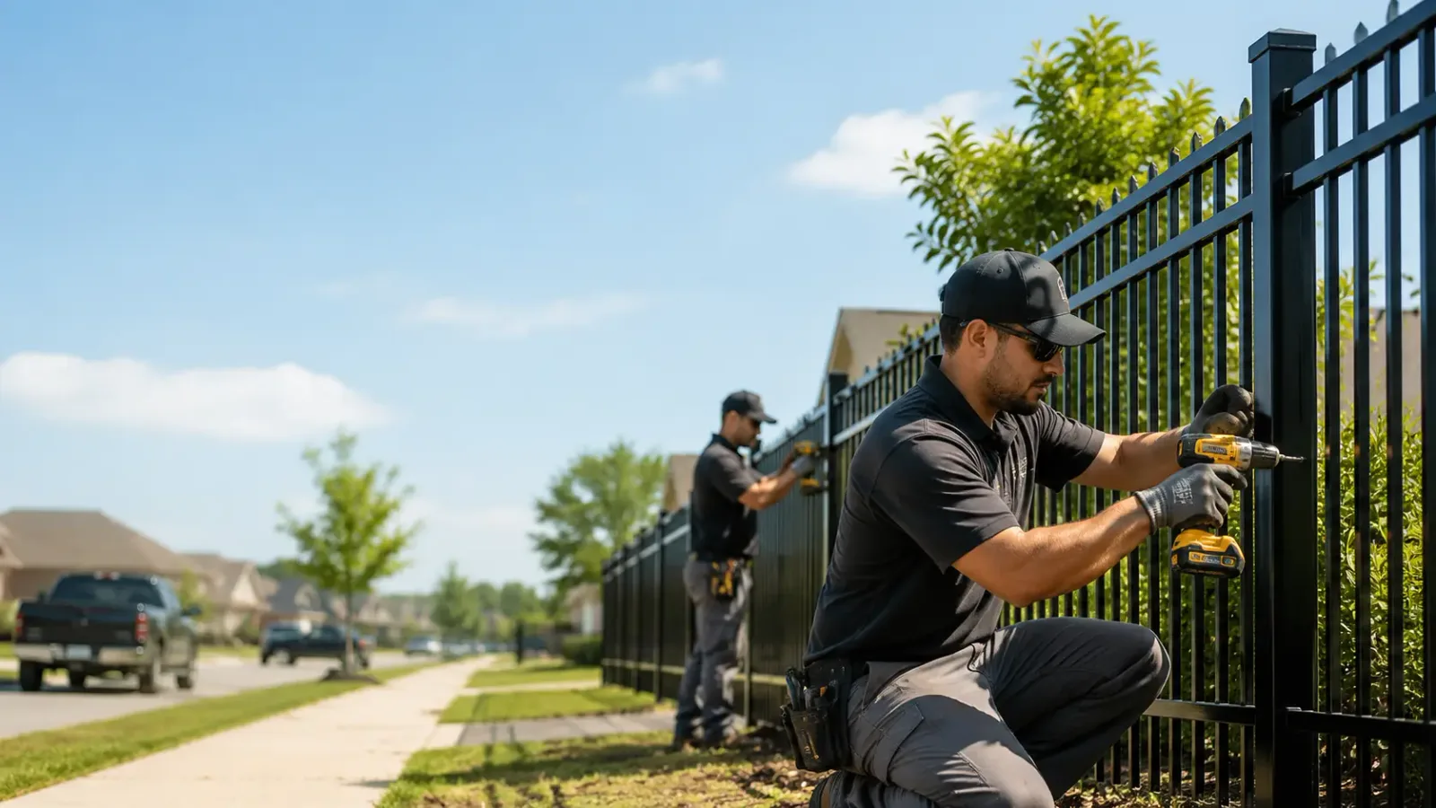 Metal Fence Installation in Oklahoma City, OK